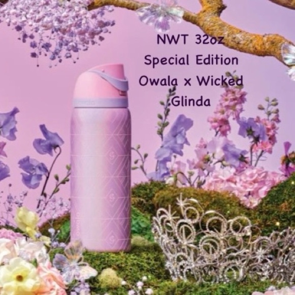 NWT 32oz Special Edition Owala x Wicked Freesip Bottle